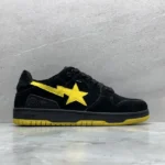 GT A Bathing Ape Bape Sk8 Sta Black Electric Yellow (5)