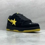 GT A Bathing Ape Bape Sk8 Sta Black Electric Yellow (6)